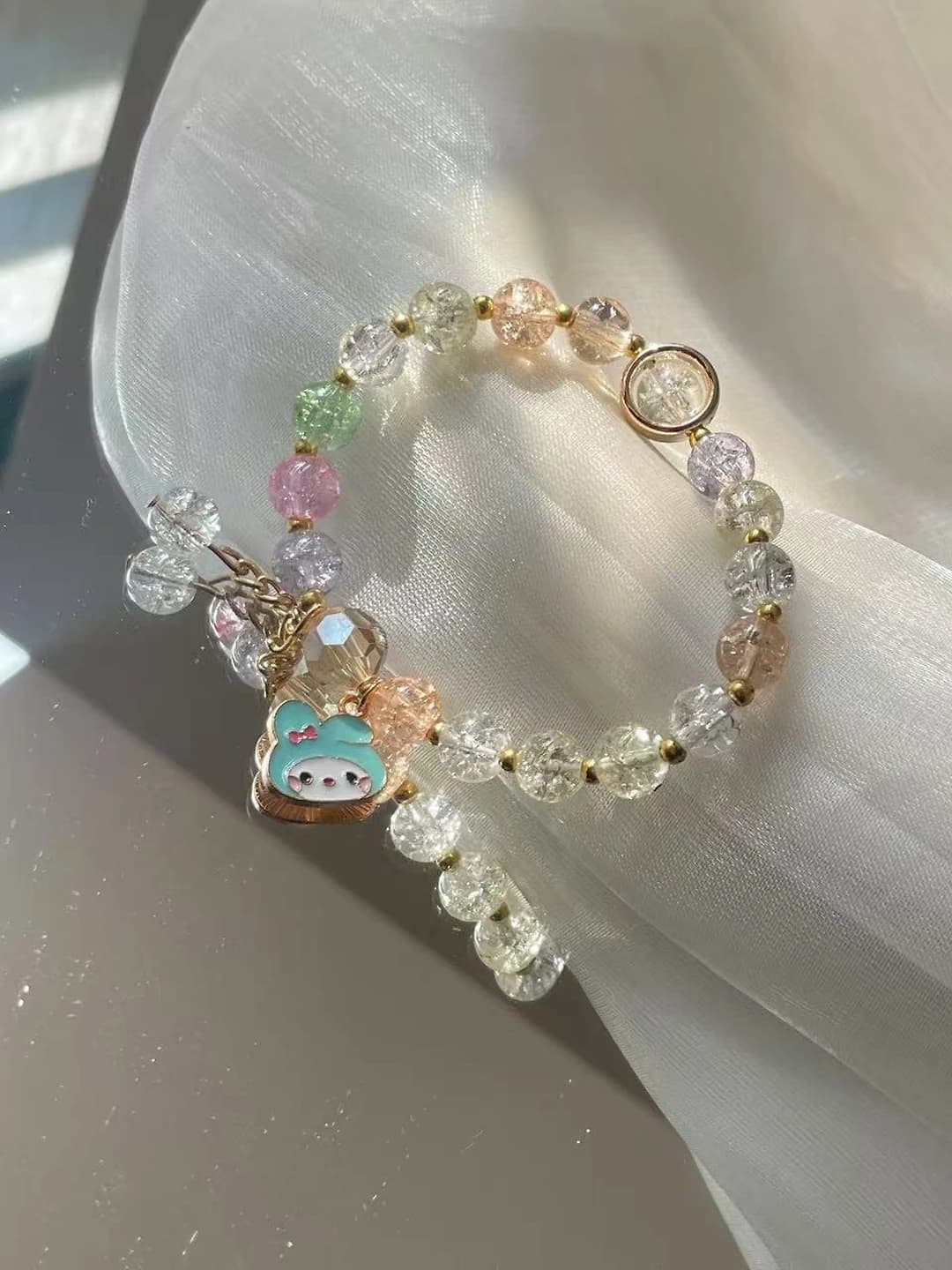 Ko'k My Melody aralash rangli kristal