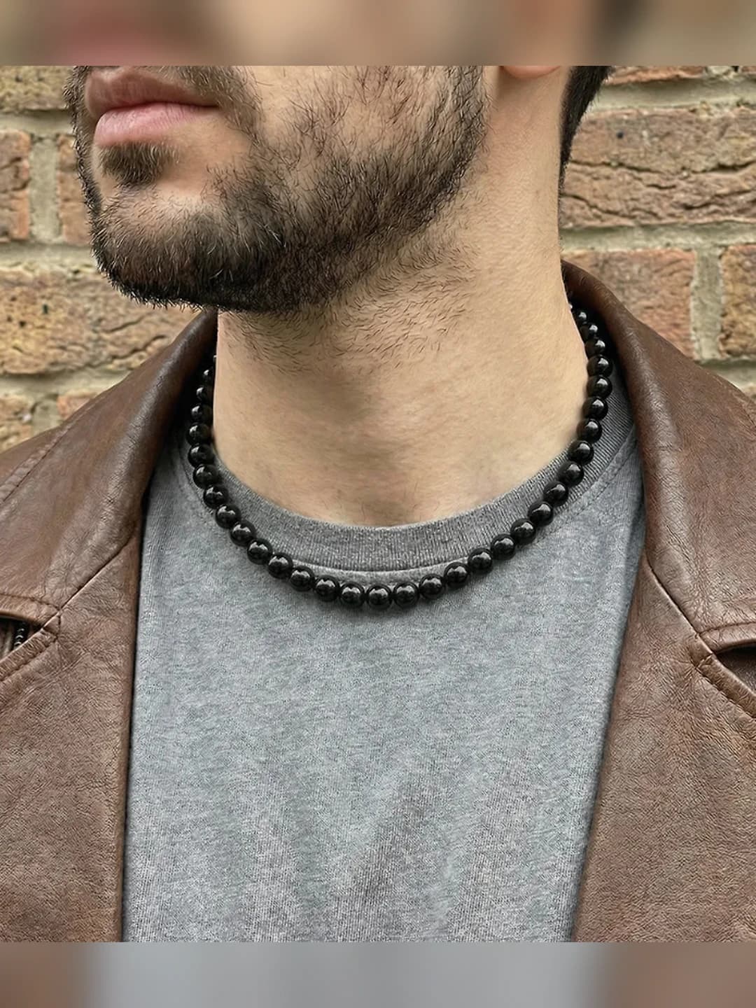 Black onyx 8mm, 60cm