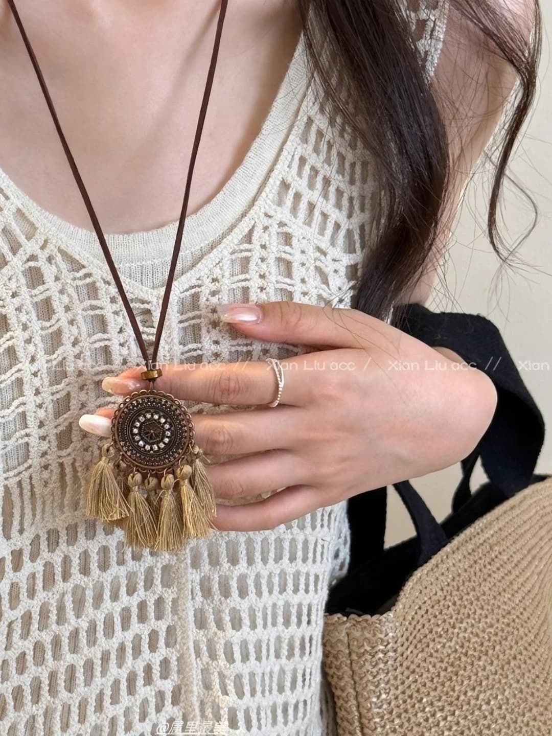 Wheat ear necklace