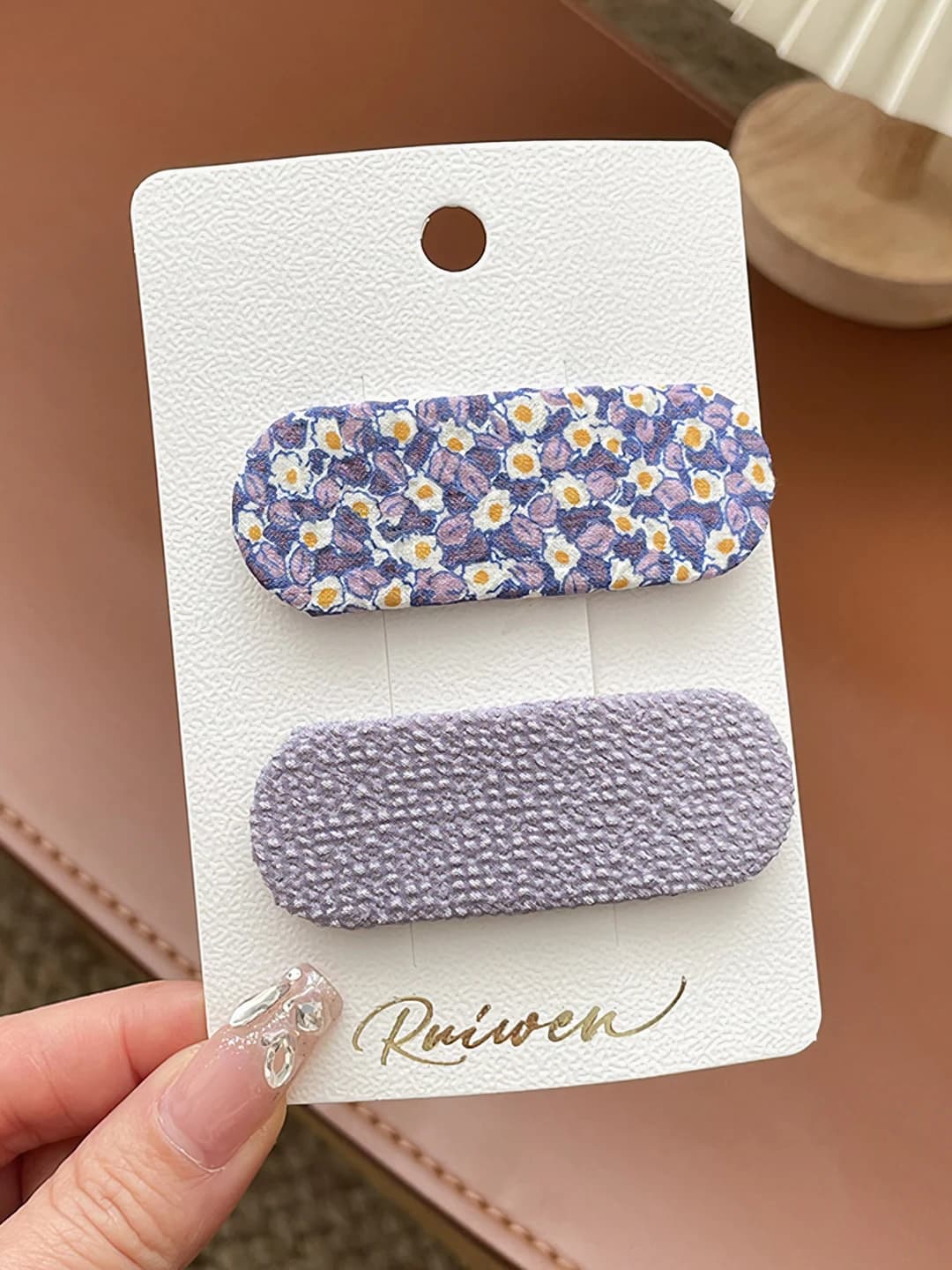 3# Purple pair. Approx 6.5 cm