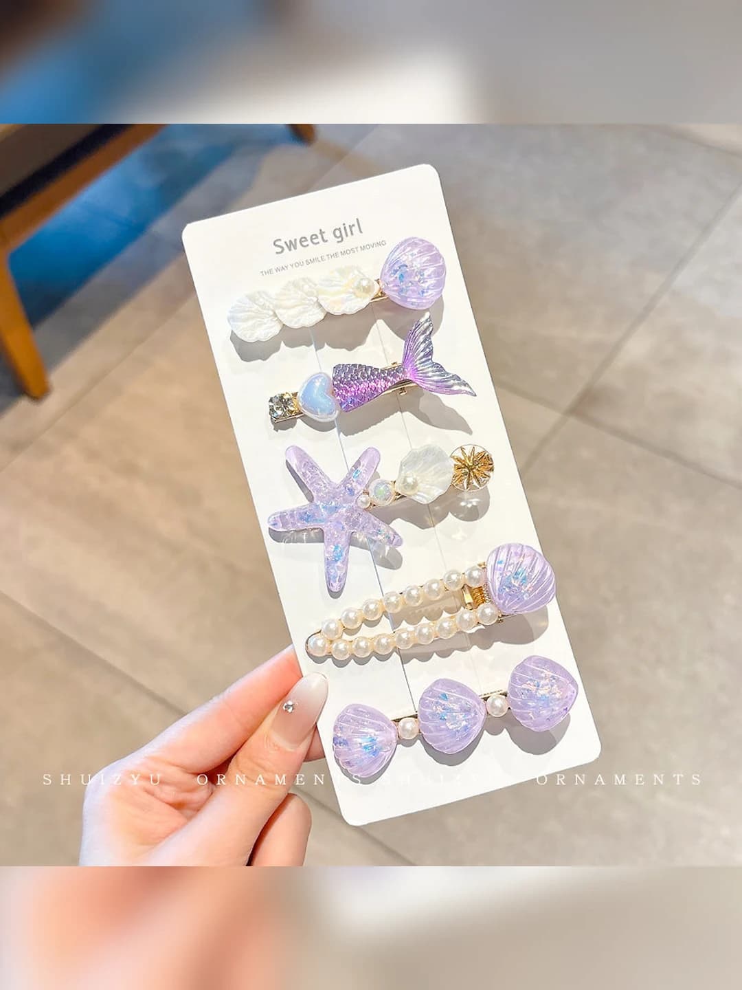 3# Elegant purple 5-piece set
