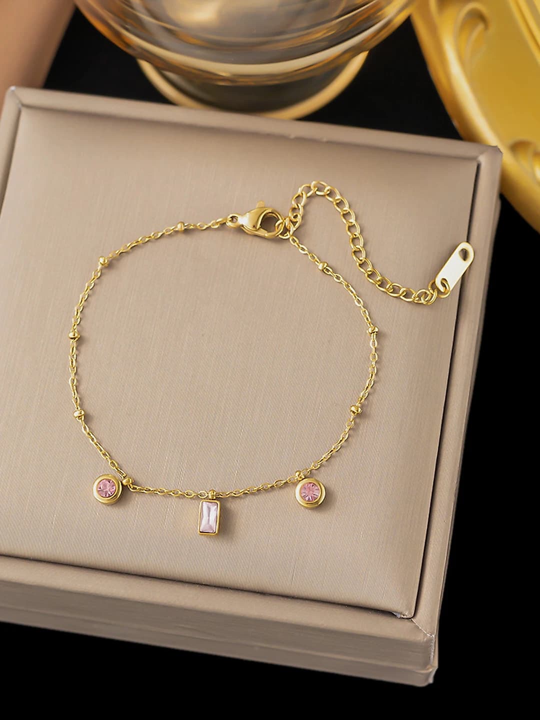 SLE25 Pink diamond Silver