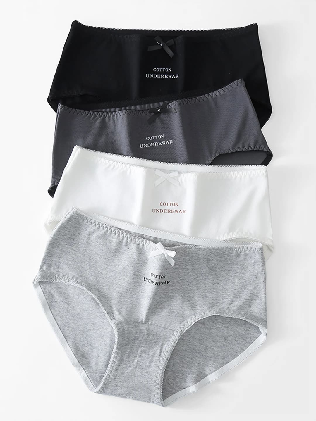 Women's cotton briefs, summer thin, breathable, seamless, mid-waist, for girls, all-cotton, japanese style triangle briefs