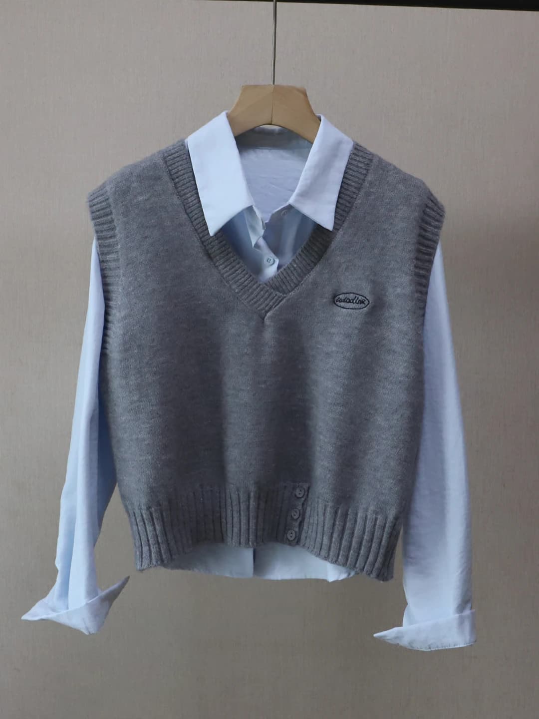 Blue + Light grey