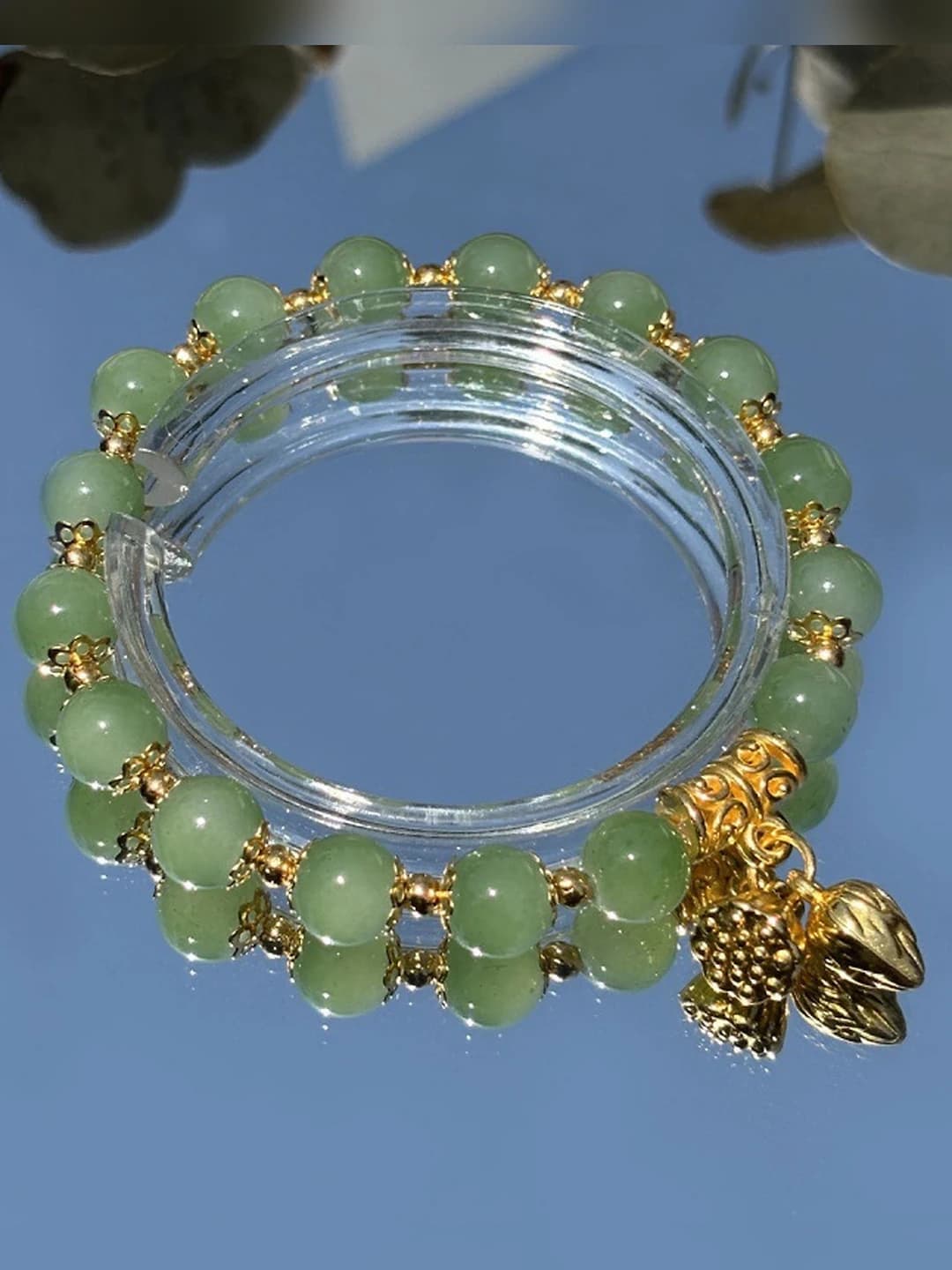 Imitation jade bracelet