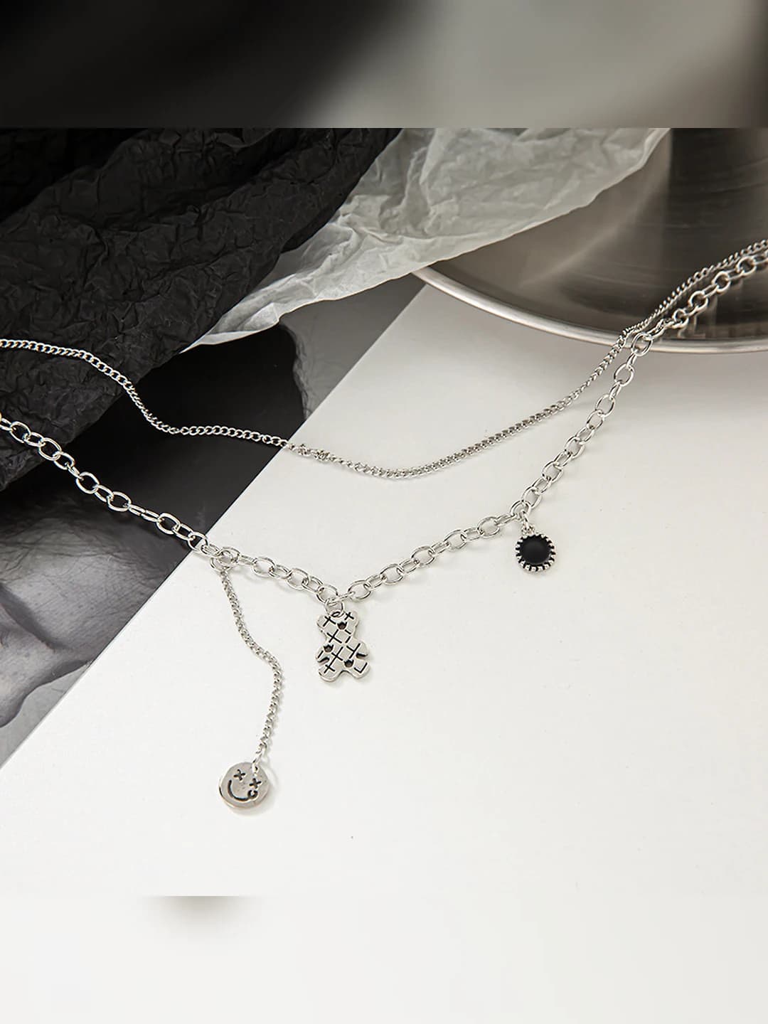 Bear grimace necklace