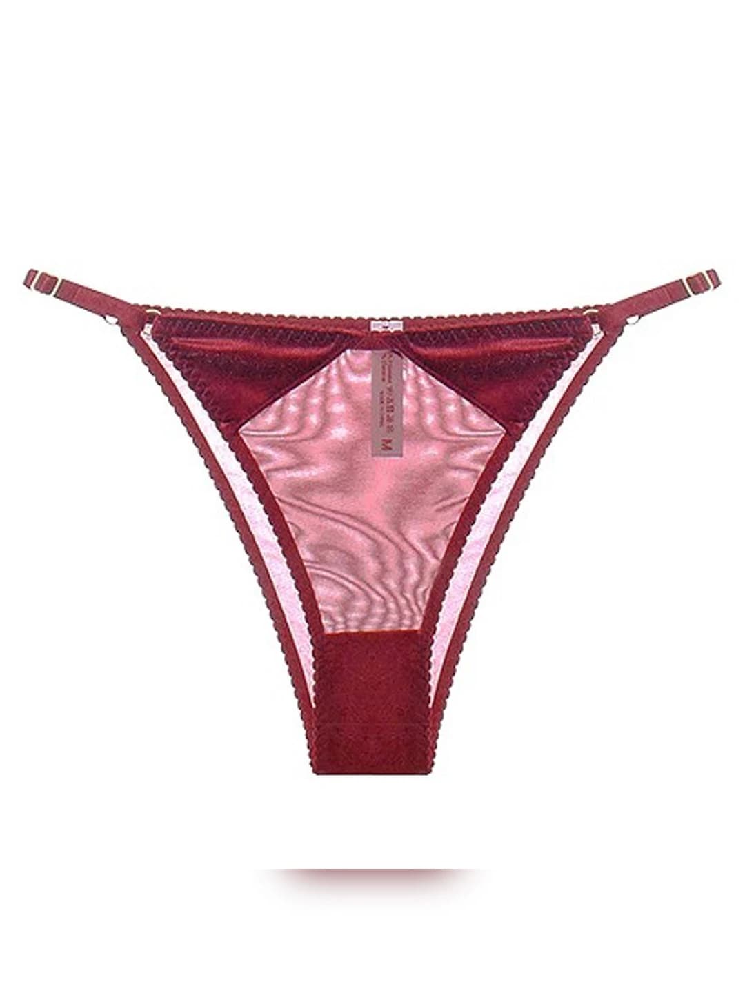 Women's low waist thong underwear, thin, pure cotton, breathable, solid colour, all seasons