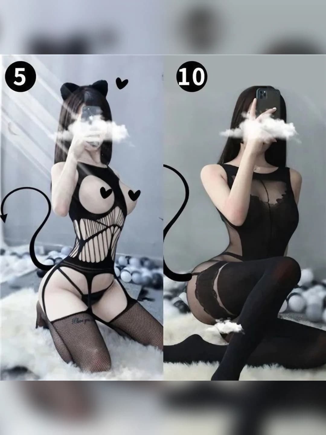 2 pcs 5+10
