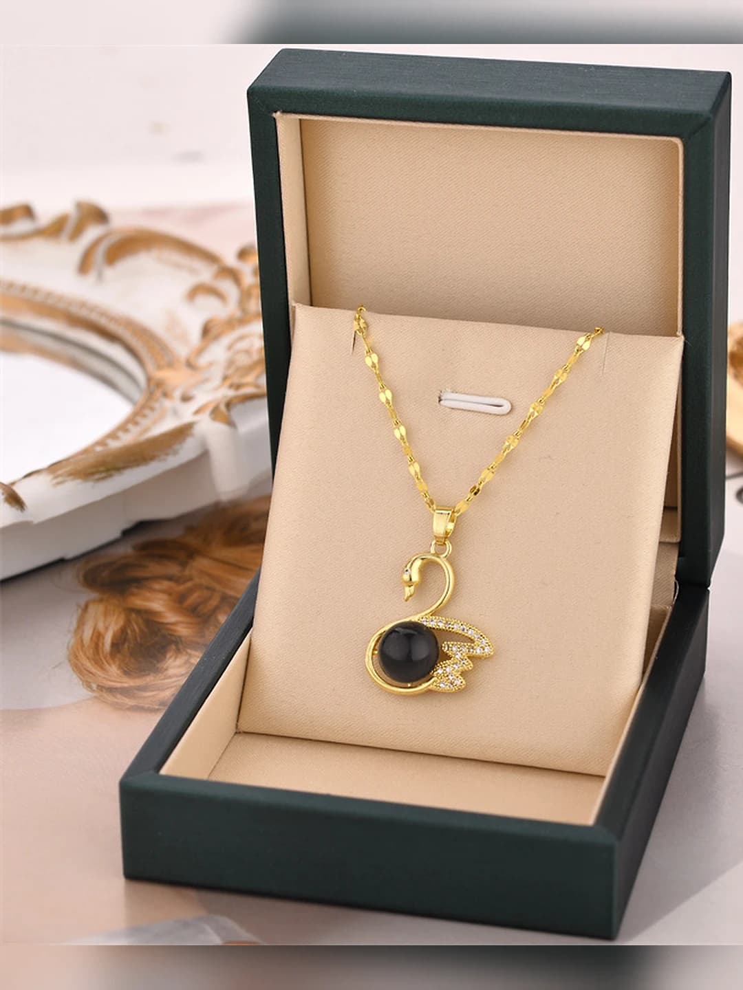 8964-Gold thermochromic stone