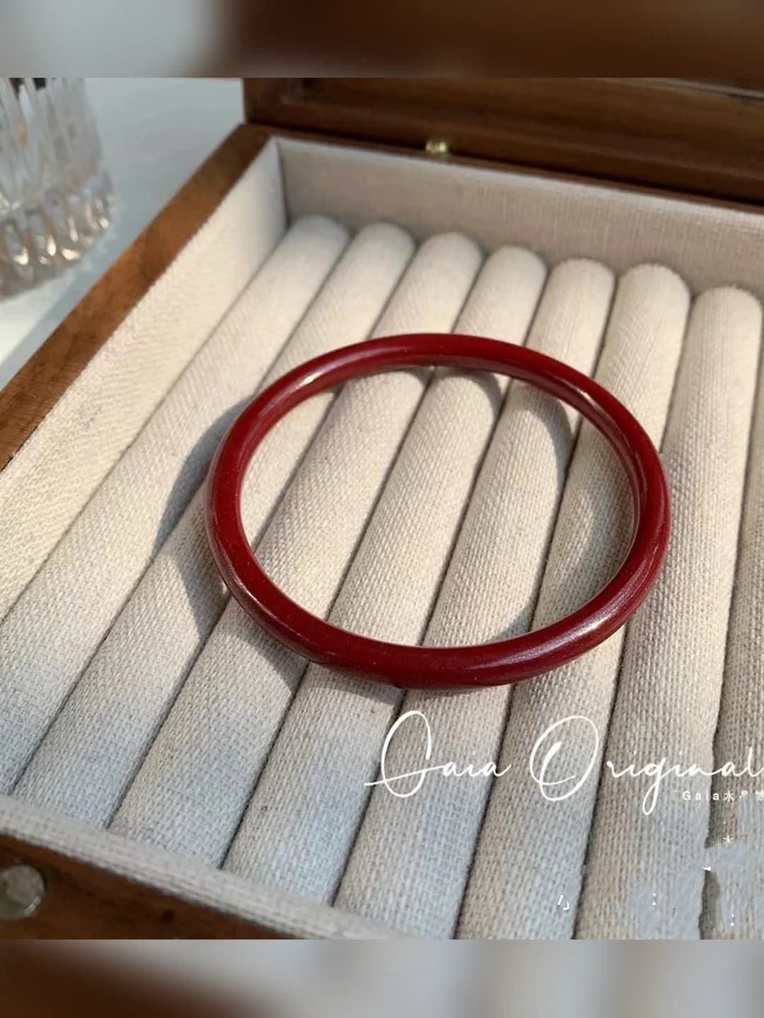 【6mm】Cinnabar red 1 pc