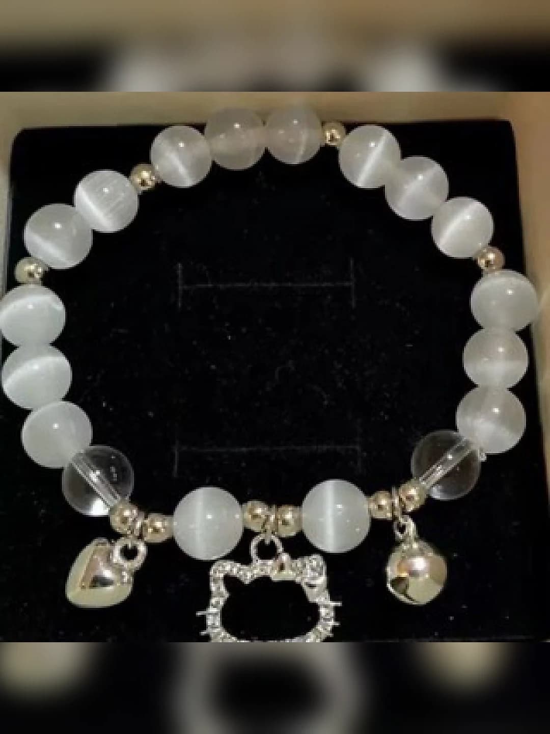 KT cat faux cat eye bracelet