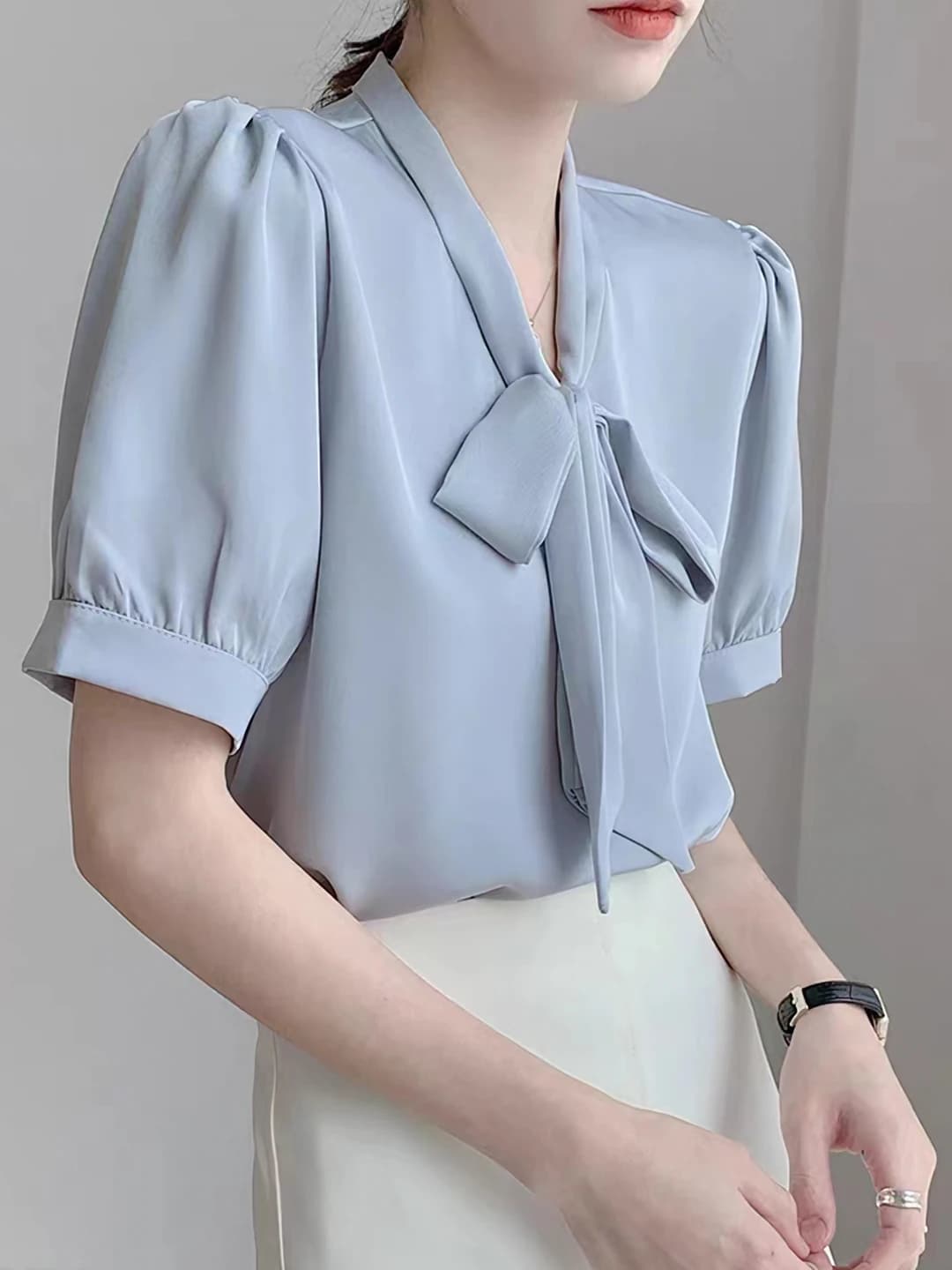 Blue short sleeves