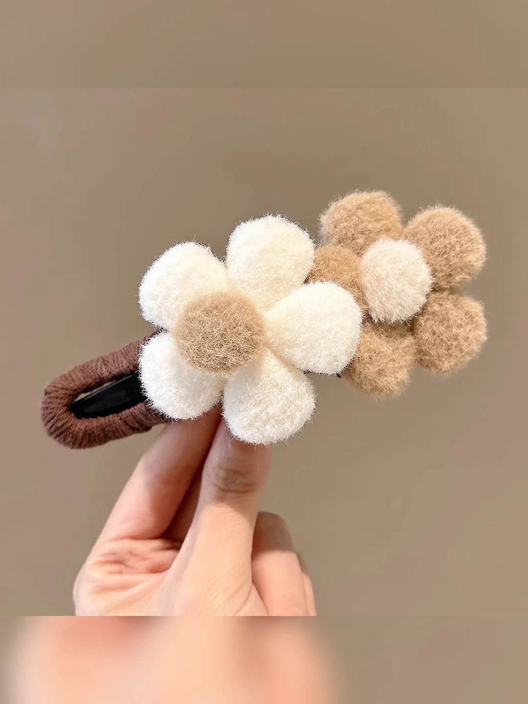 6# Double flower white-khaki