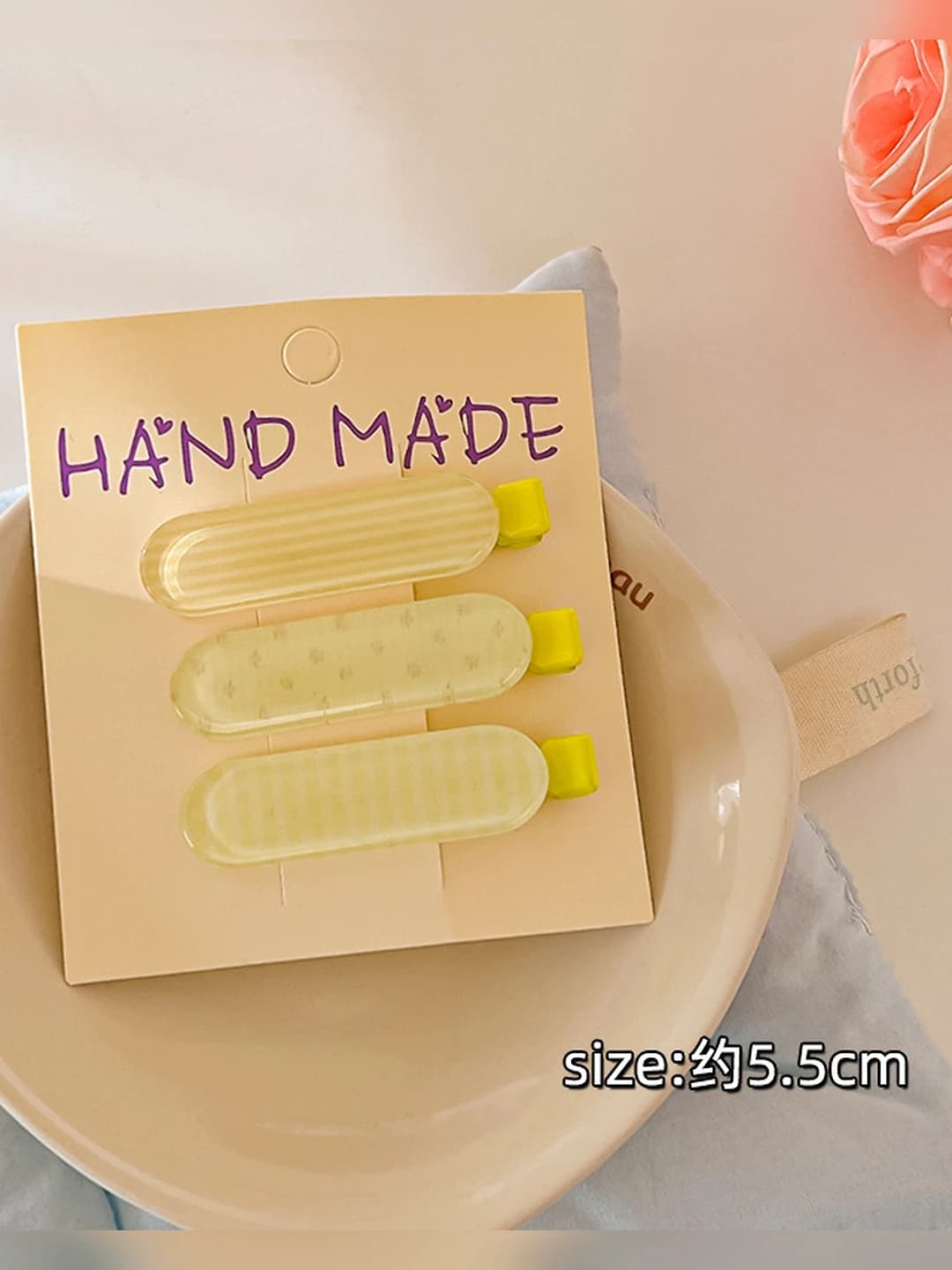 2# Yellow jelly, 3 pcs