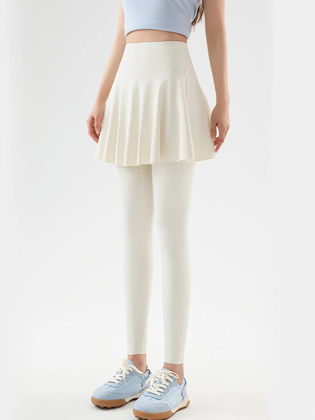 Sport pants, Velvet off-white, 1 pc