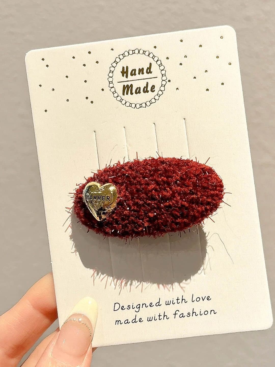 2# Red small oval BB clip ~5 cm