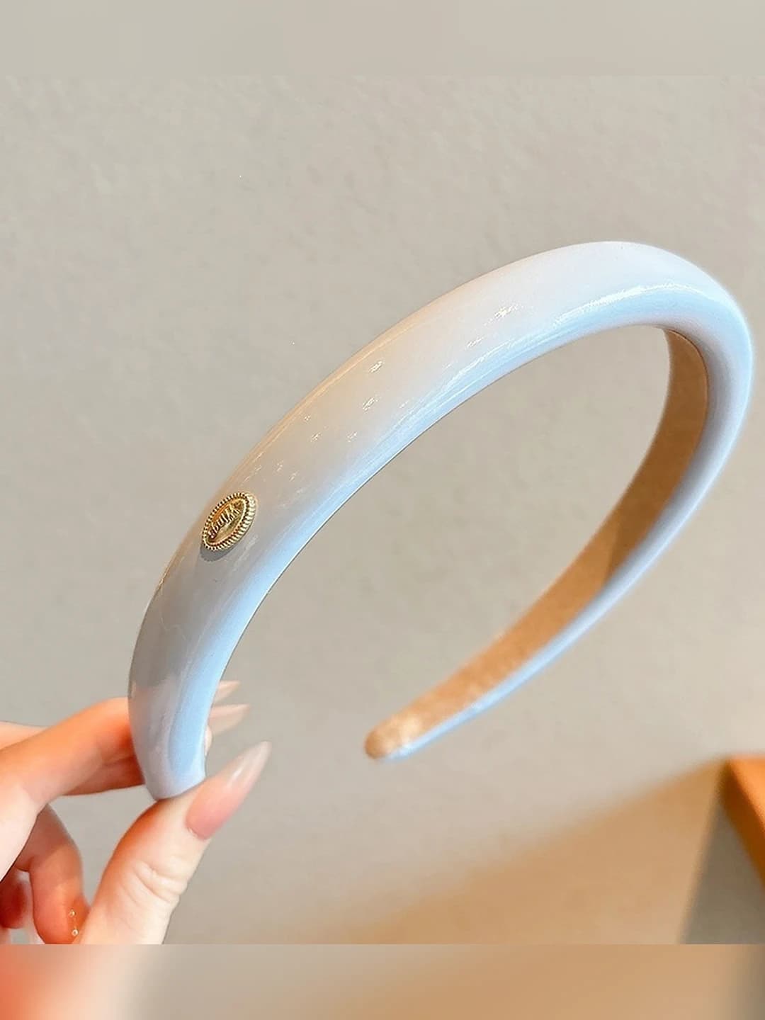 3# Sky blue leather, 1.5 cm
