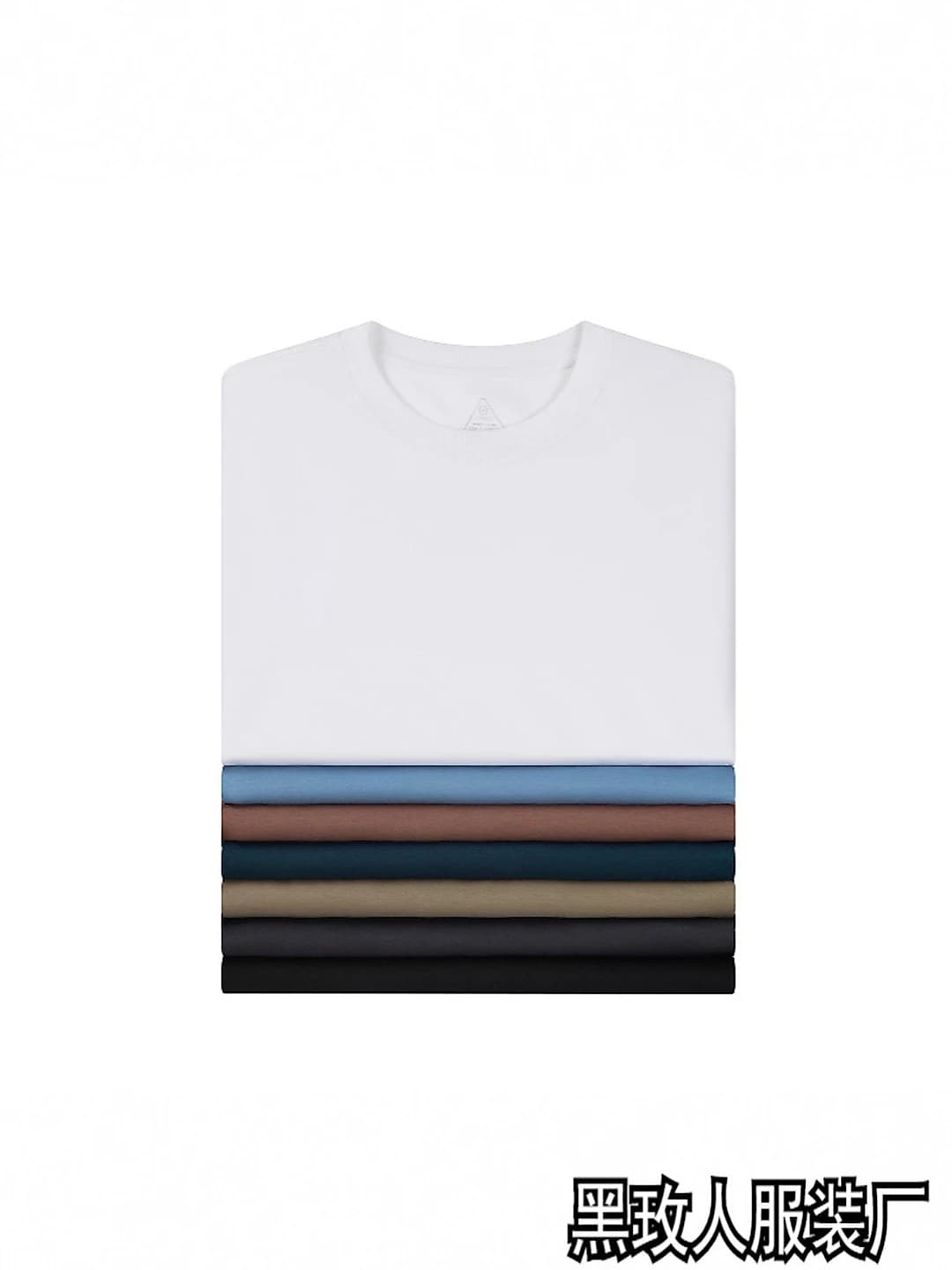 Women's summer short sleeve crew neck solid colour loose fit t-shirt
