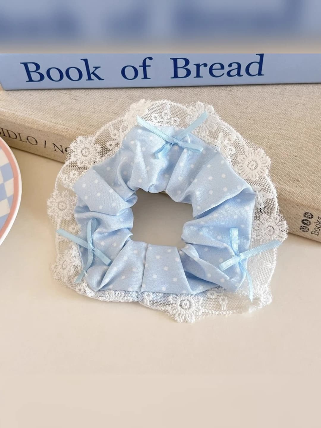 19# Blue bow - 14 cm