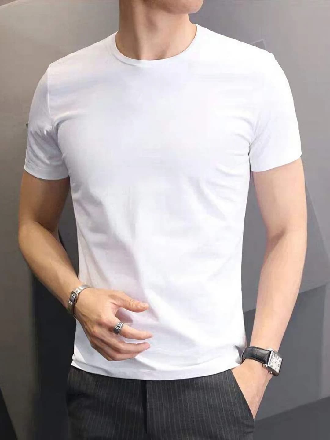 Short-sleeve White