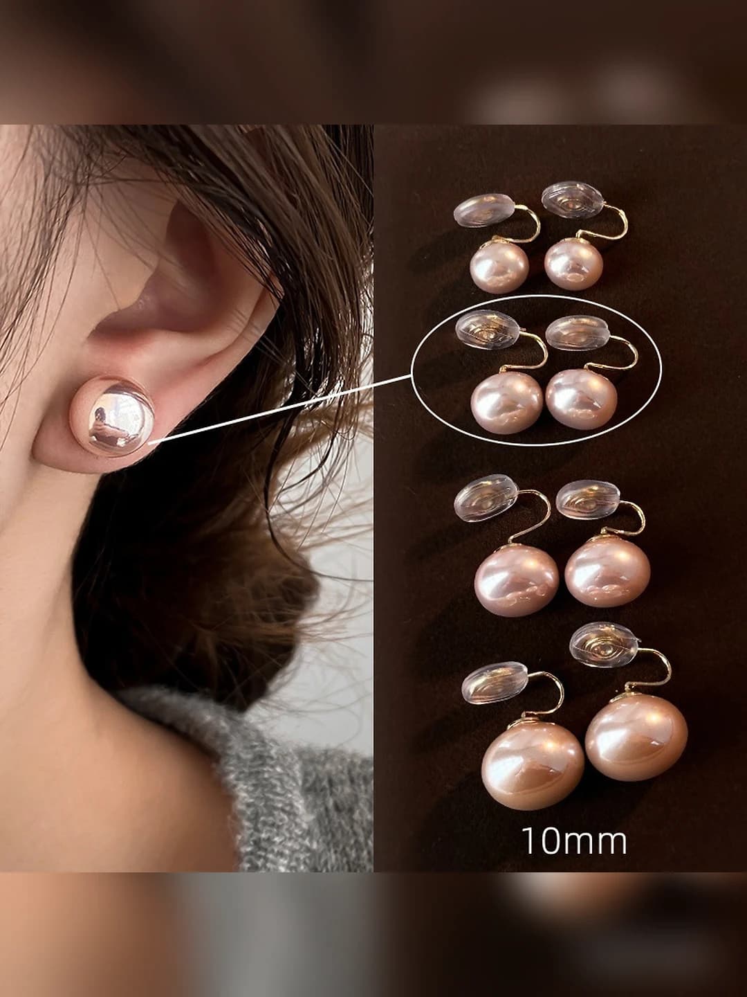 10mm sakura pink clip