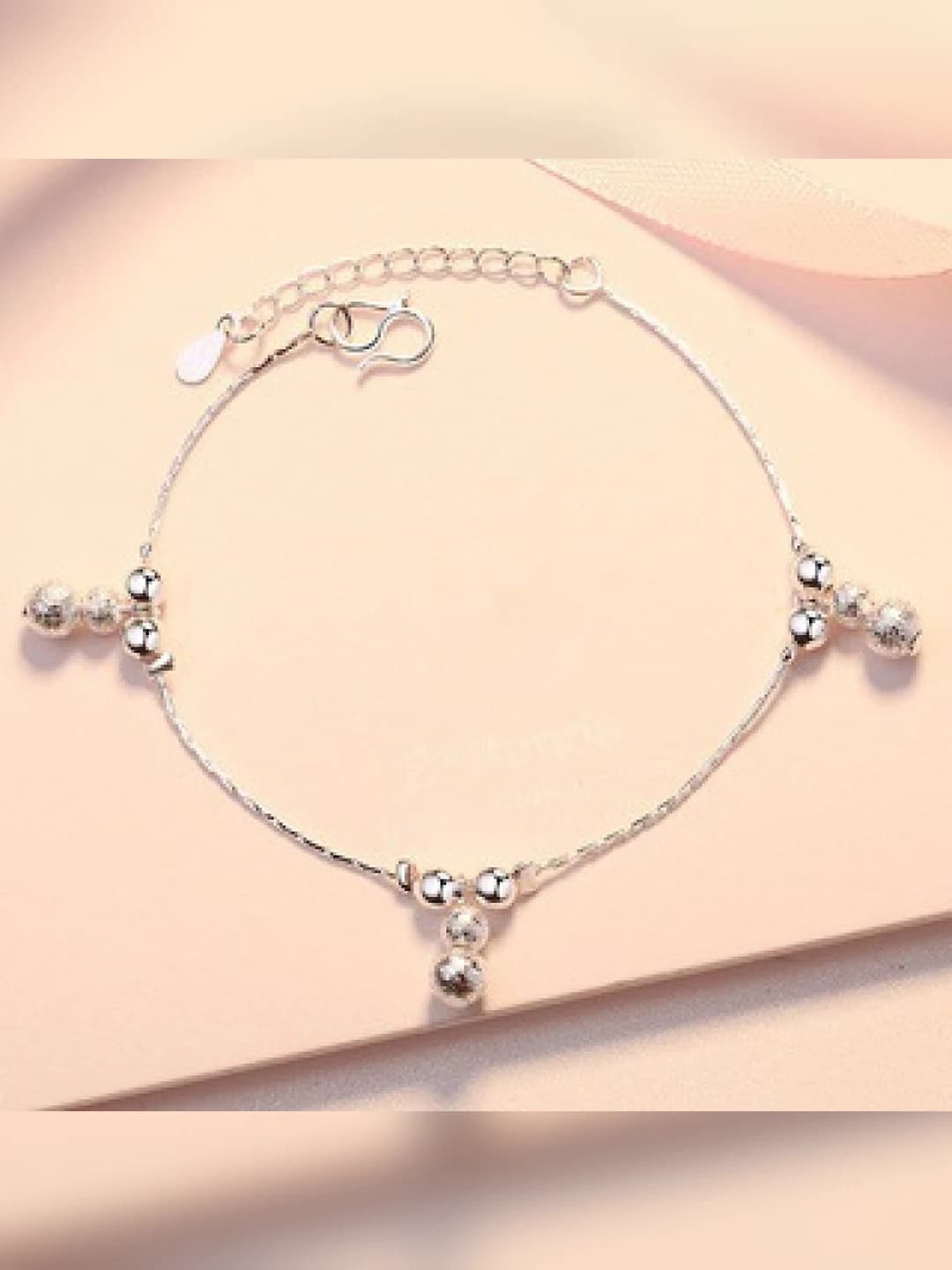 WYF107-3 ta teskari osma va 2 ta kumush sharli bilaguzuk #SZ015