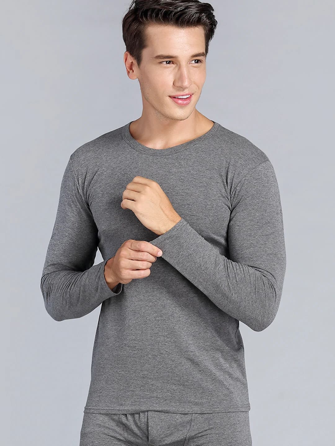 Men's dark heather grey