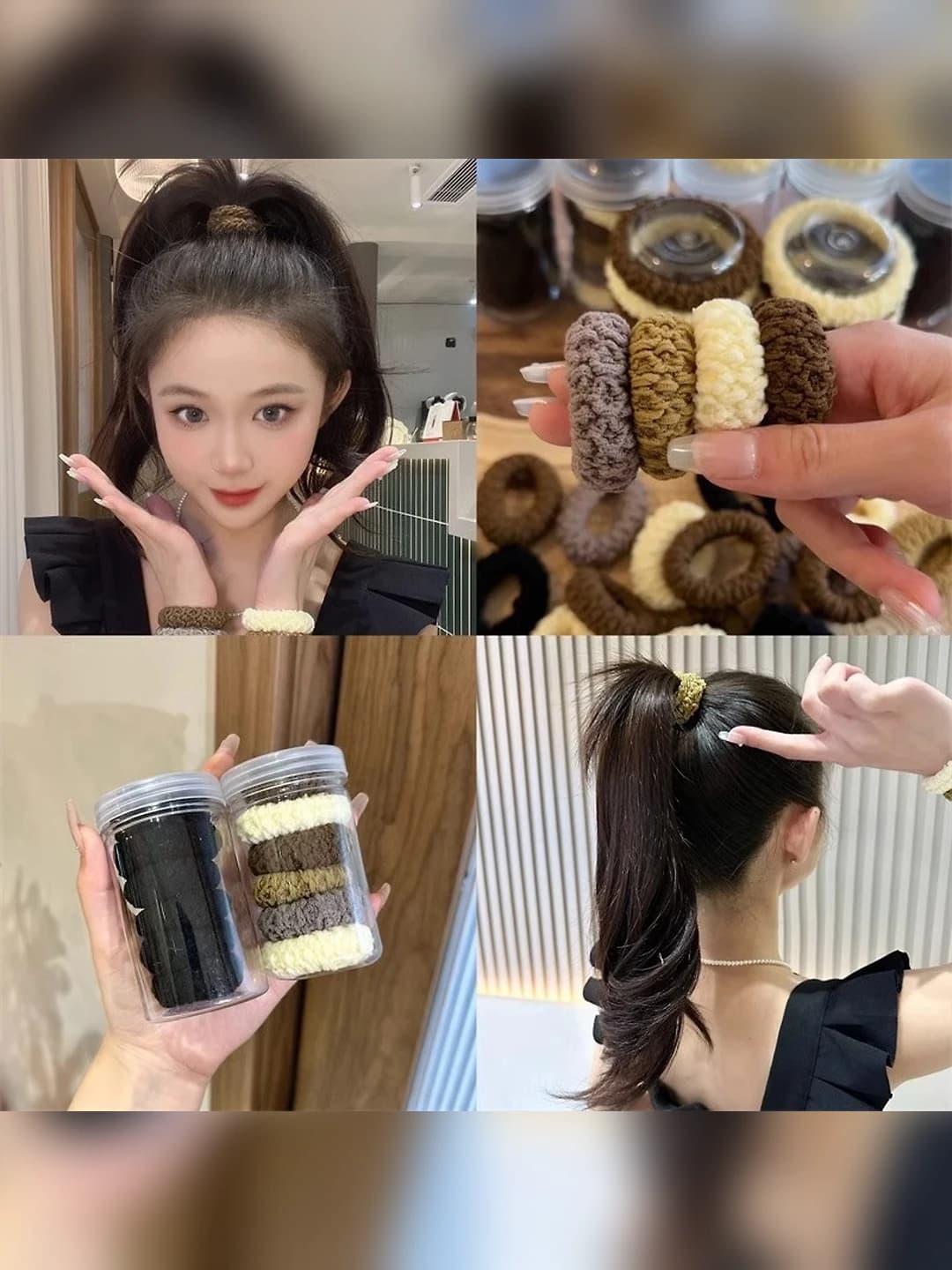 Women's 2026 Korean style stretch hair tie