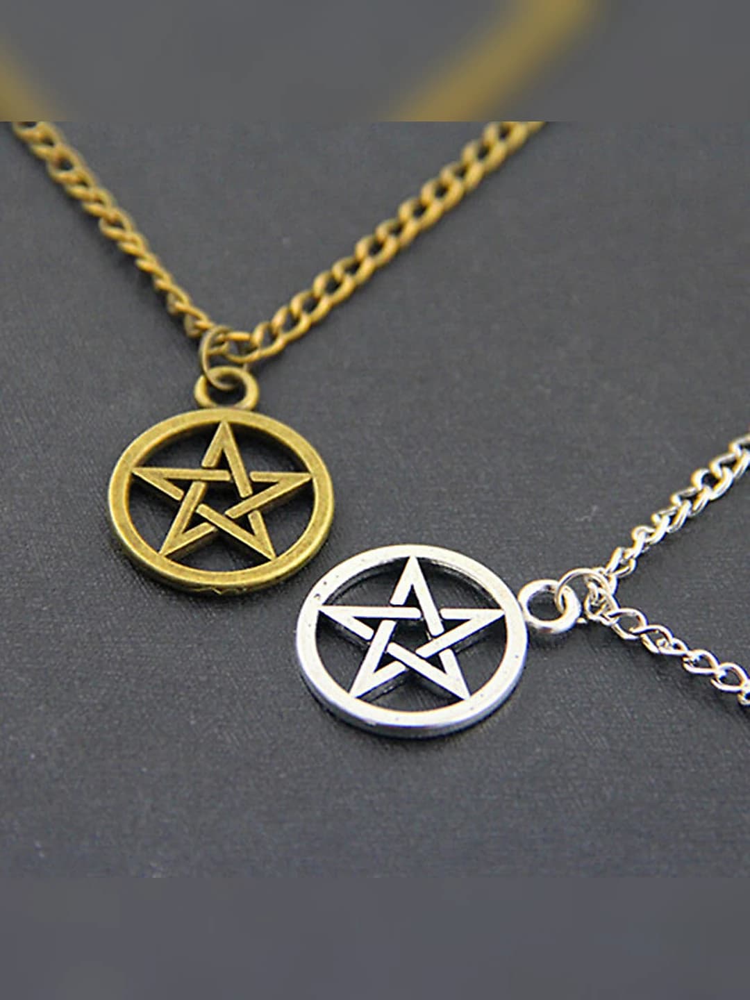 Women's geometric star sweater chain