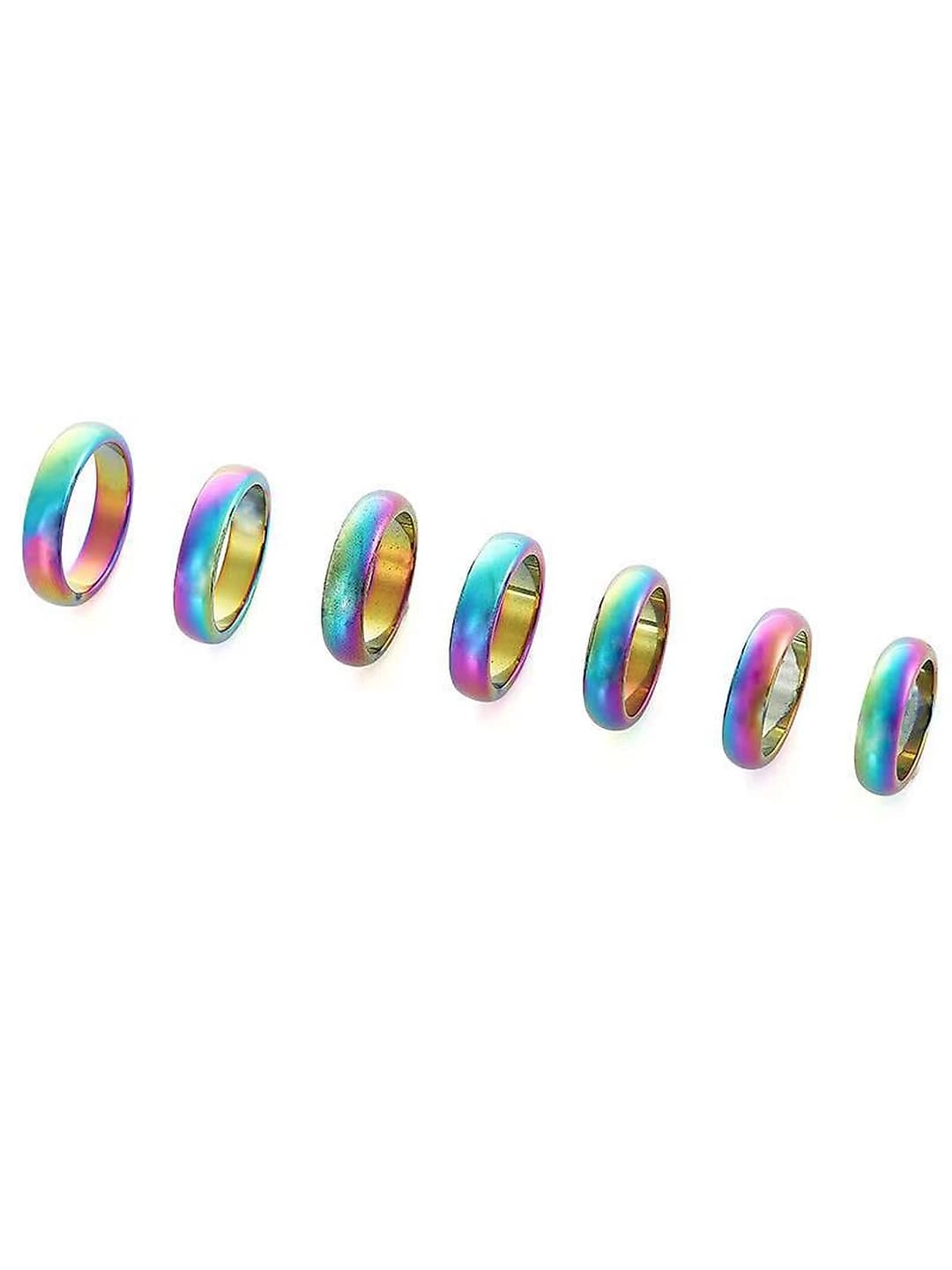 6T Multicolour domed magnetic 6