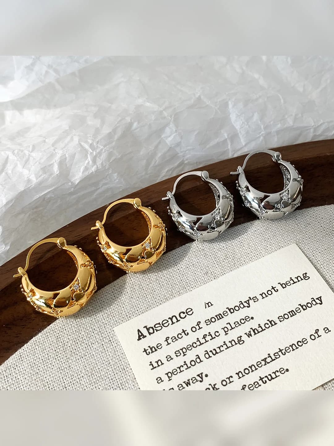 Женские серьги с цирконием, геометрическая форма эллипса, покрытие 18k палладий, стиль легкого люкса для офиса