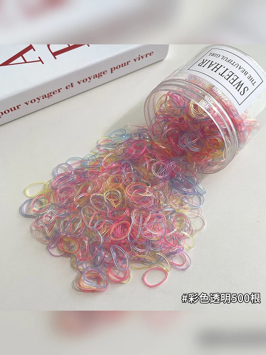 5# Thick, clear, 500 pcs, boxed