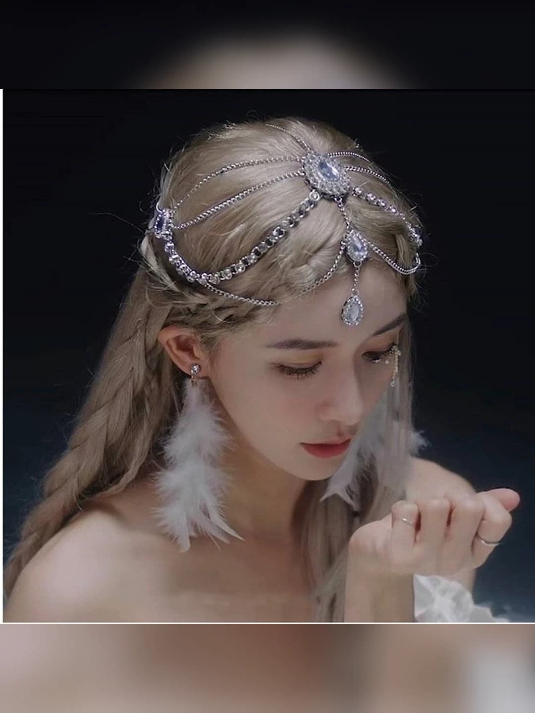 Silver headpiece 231205