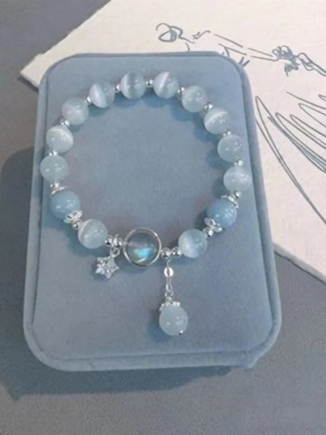 Star cat eye bracelet