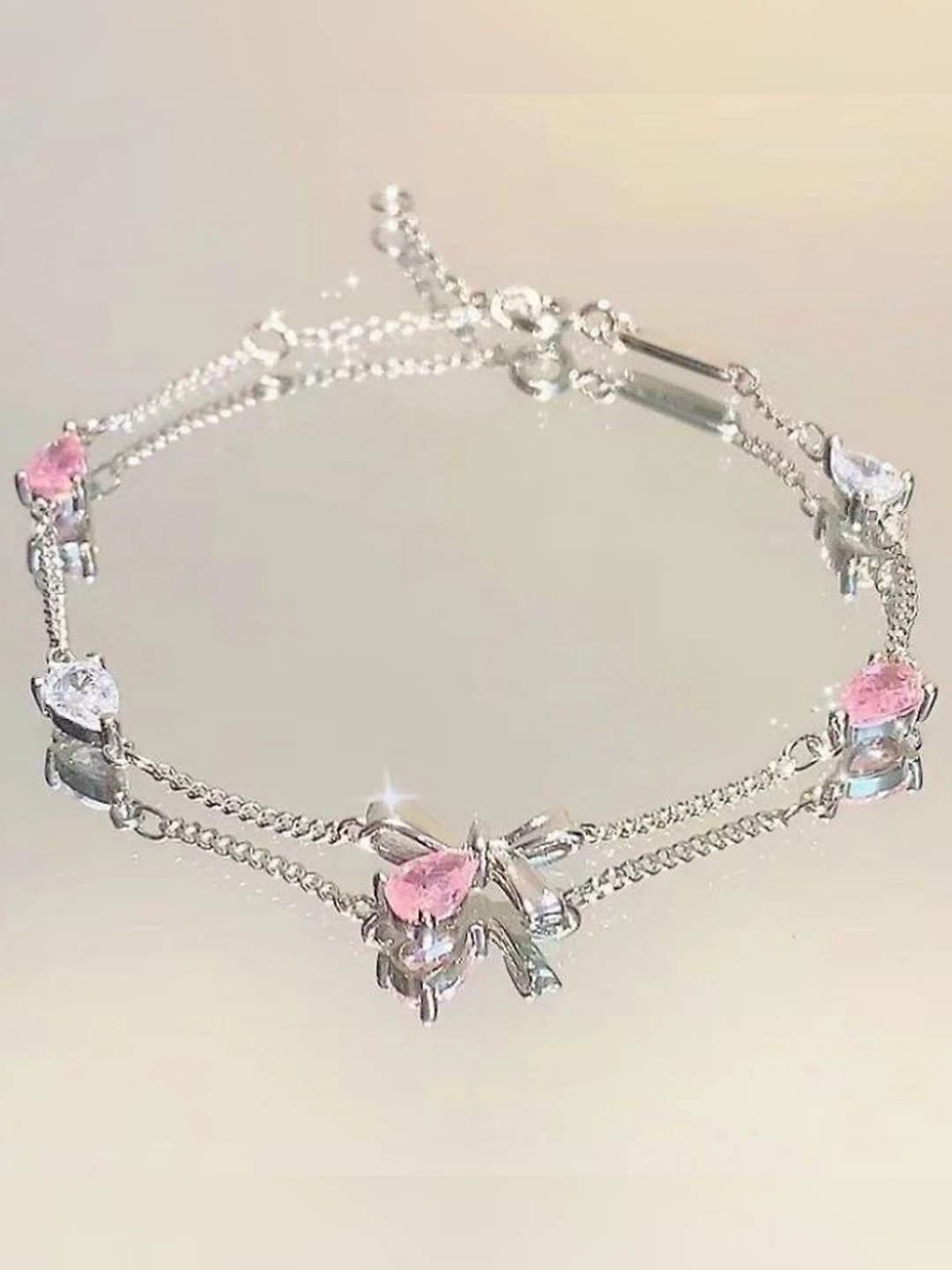 Pink zircon bow