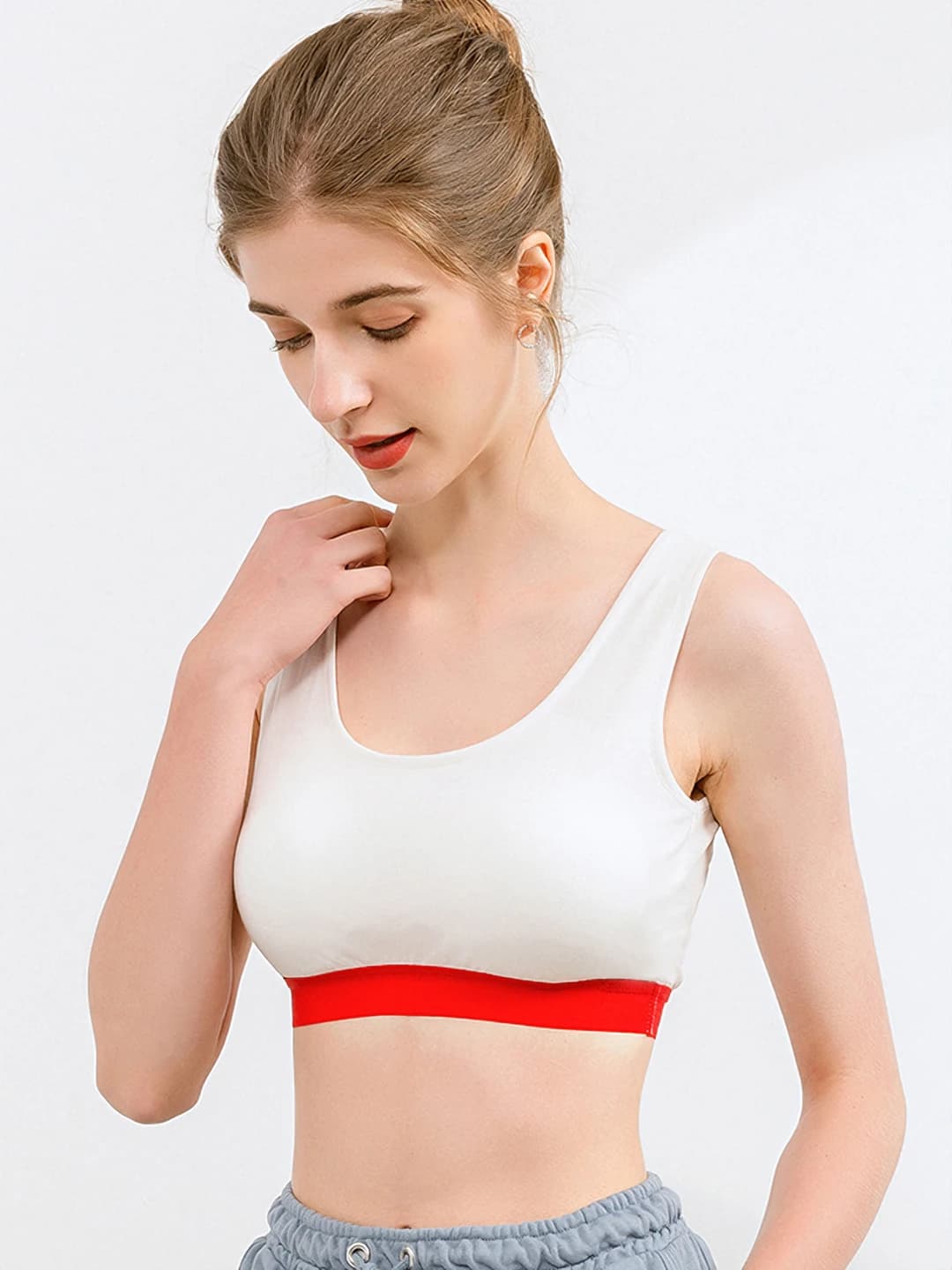 White (with lining)