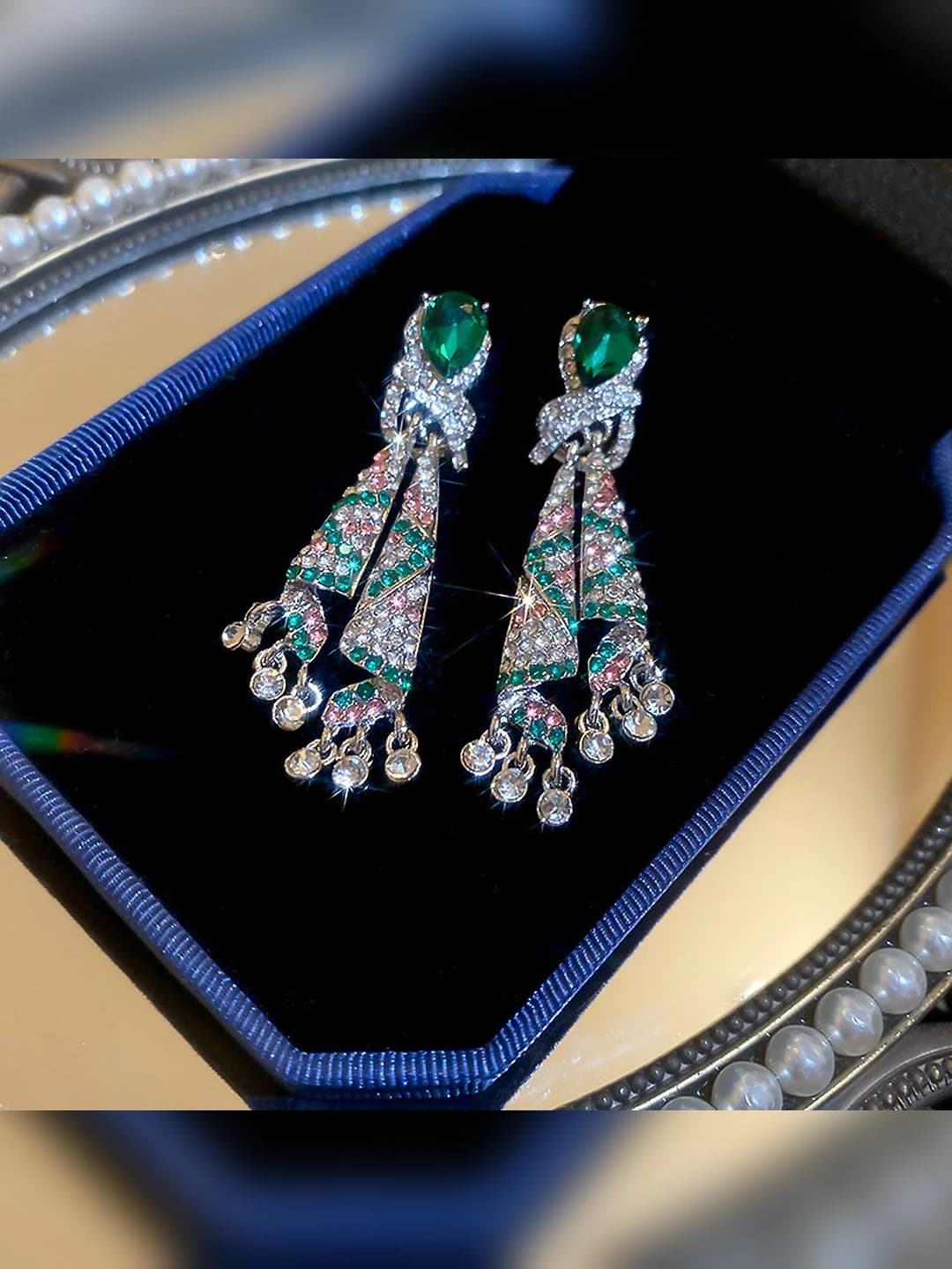 8# Silver - Silver - Green - Pink