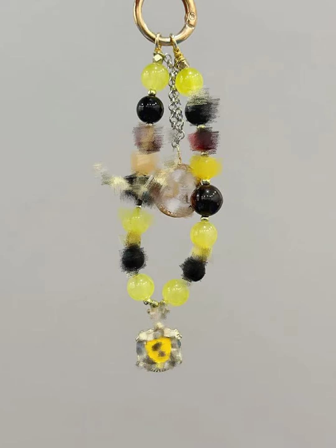 Neon yellow charm