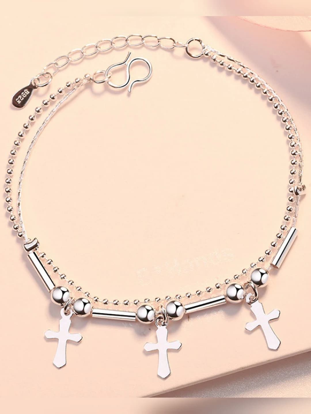 Three cross bracelet