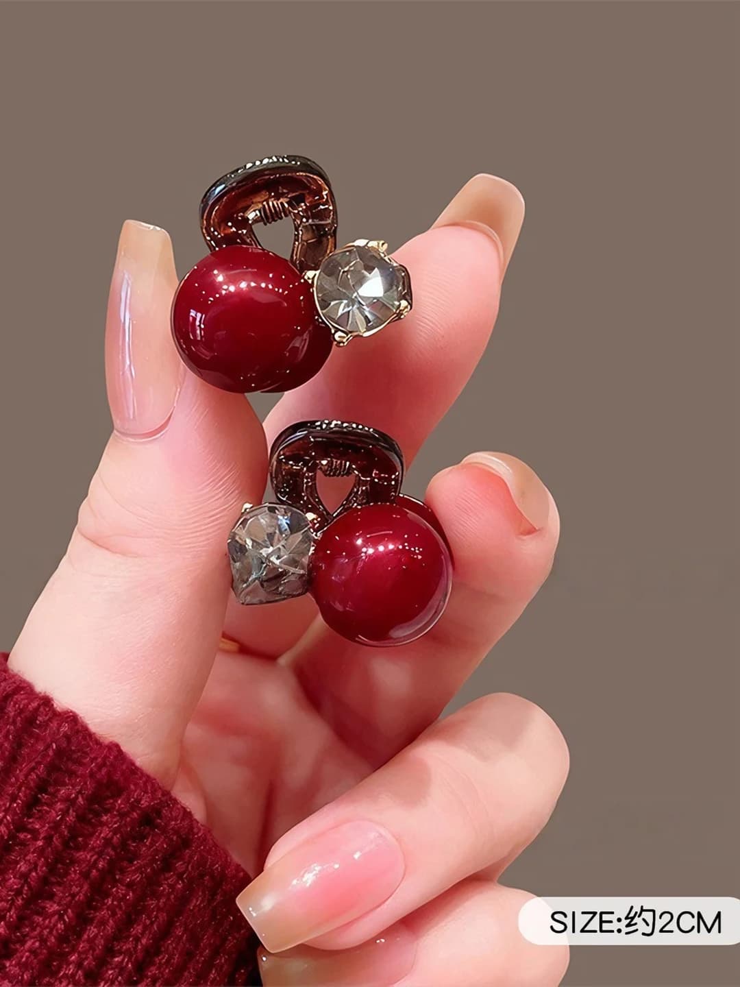 4# Pearl mini rhinestone, 2 pcs