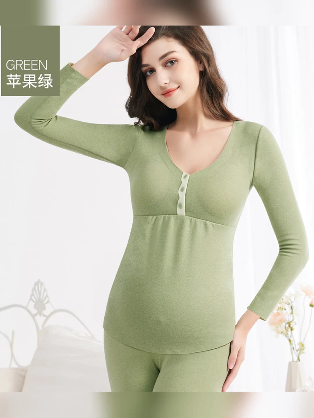 Single top: Apple green