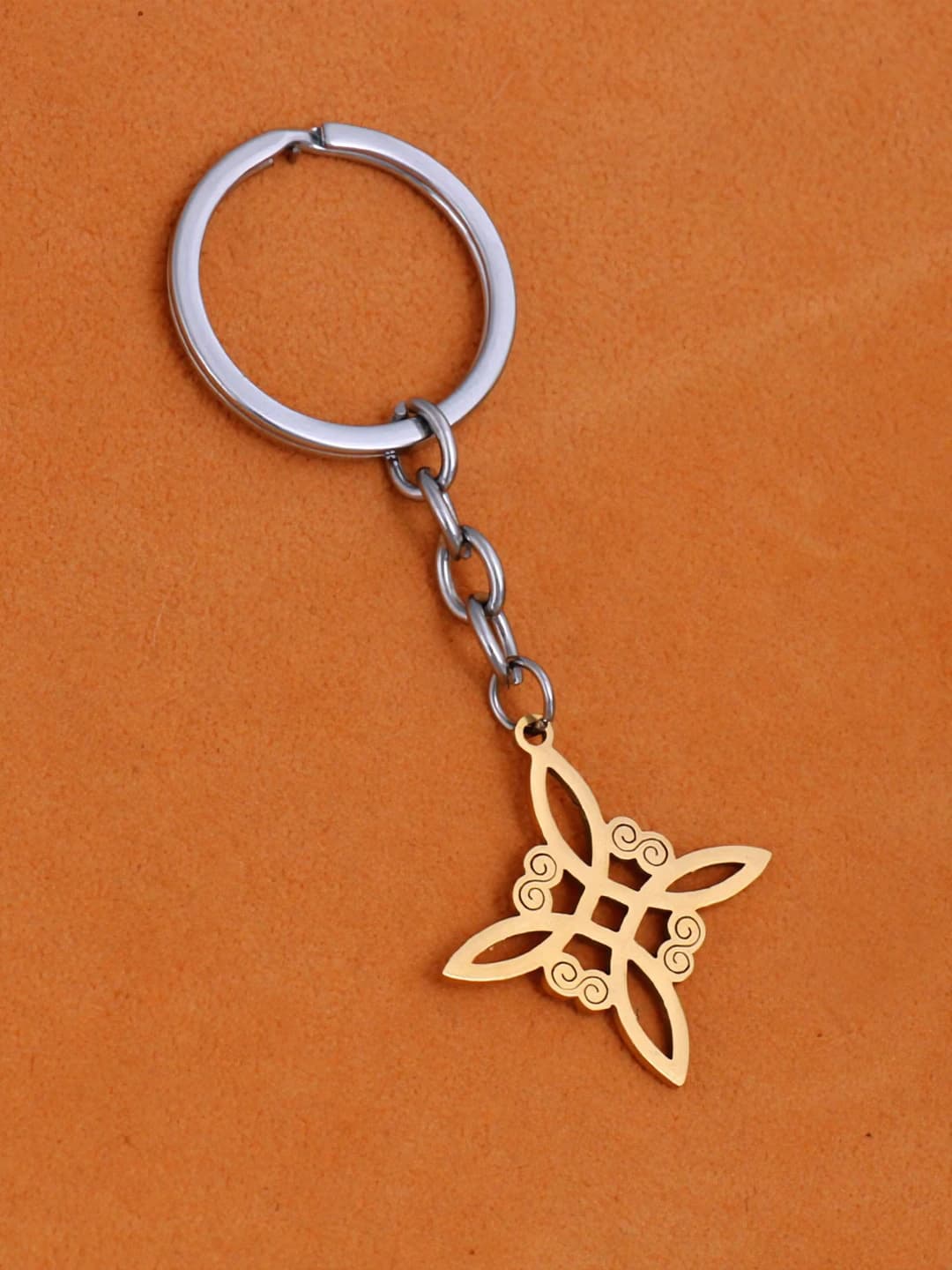 Gold keychain
