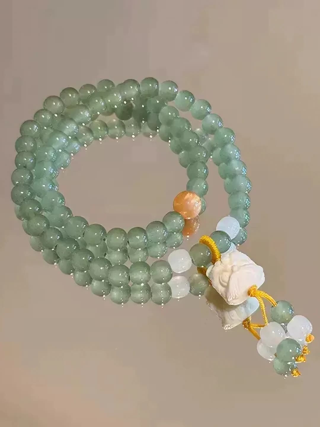 Double loop lion bracelet