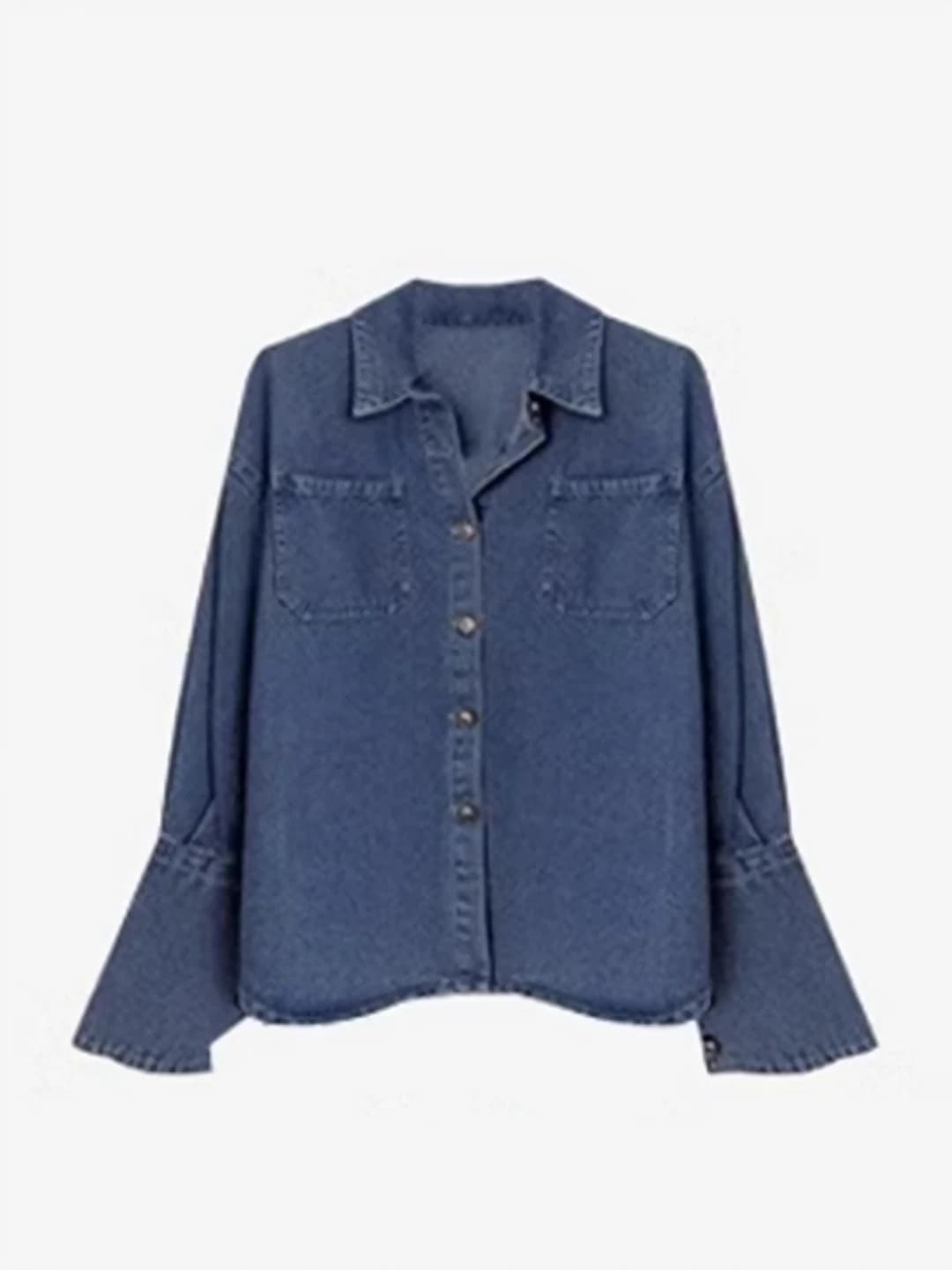 Blue denim top