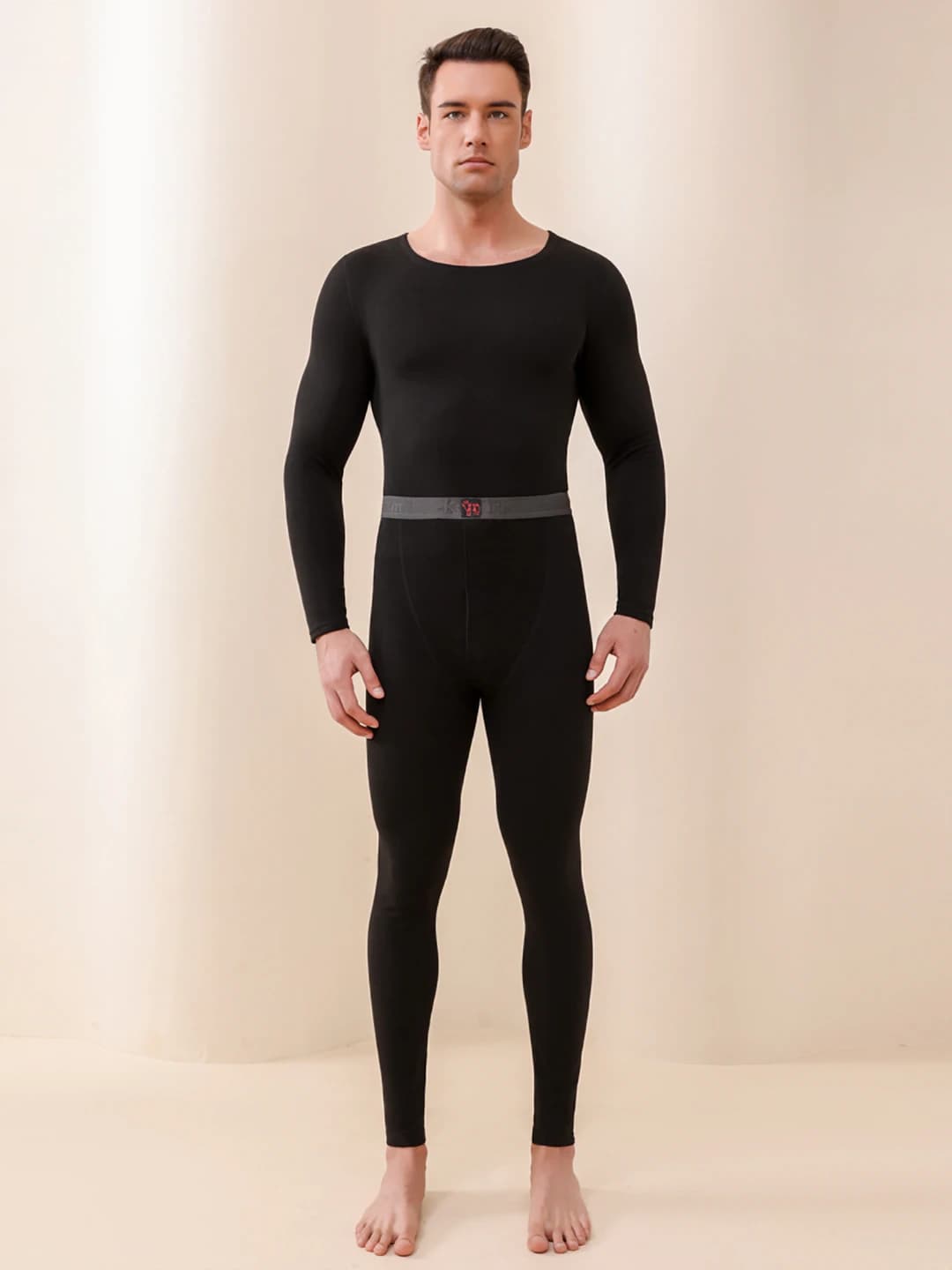 Bound edge - men's black (wool silk)