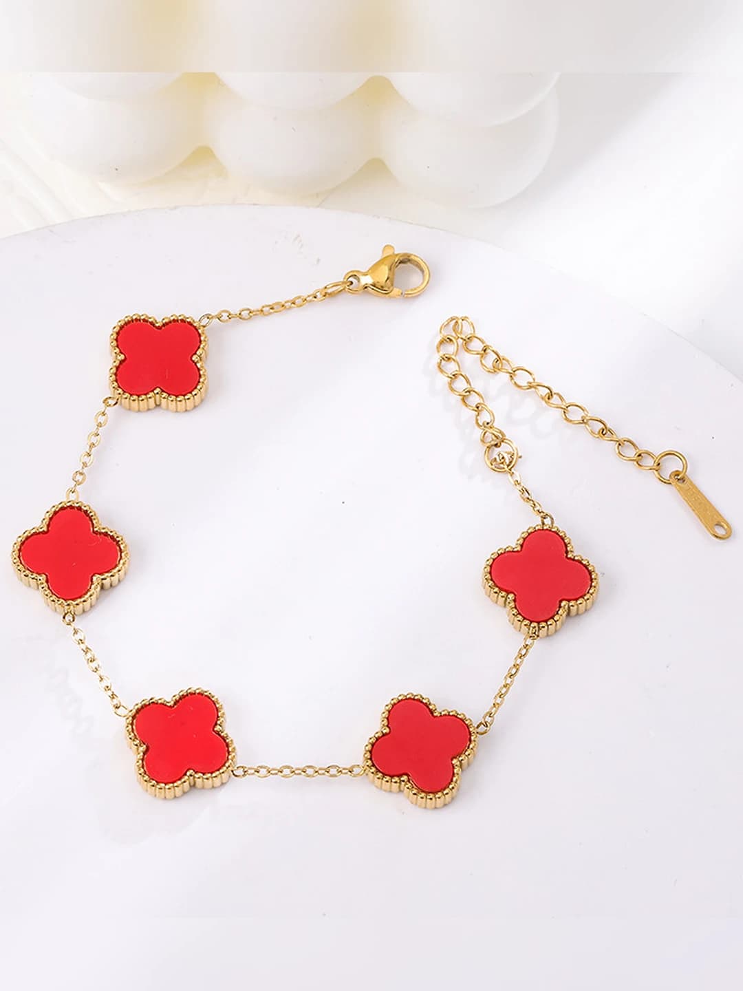 6655-Gold Double-sided Red