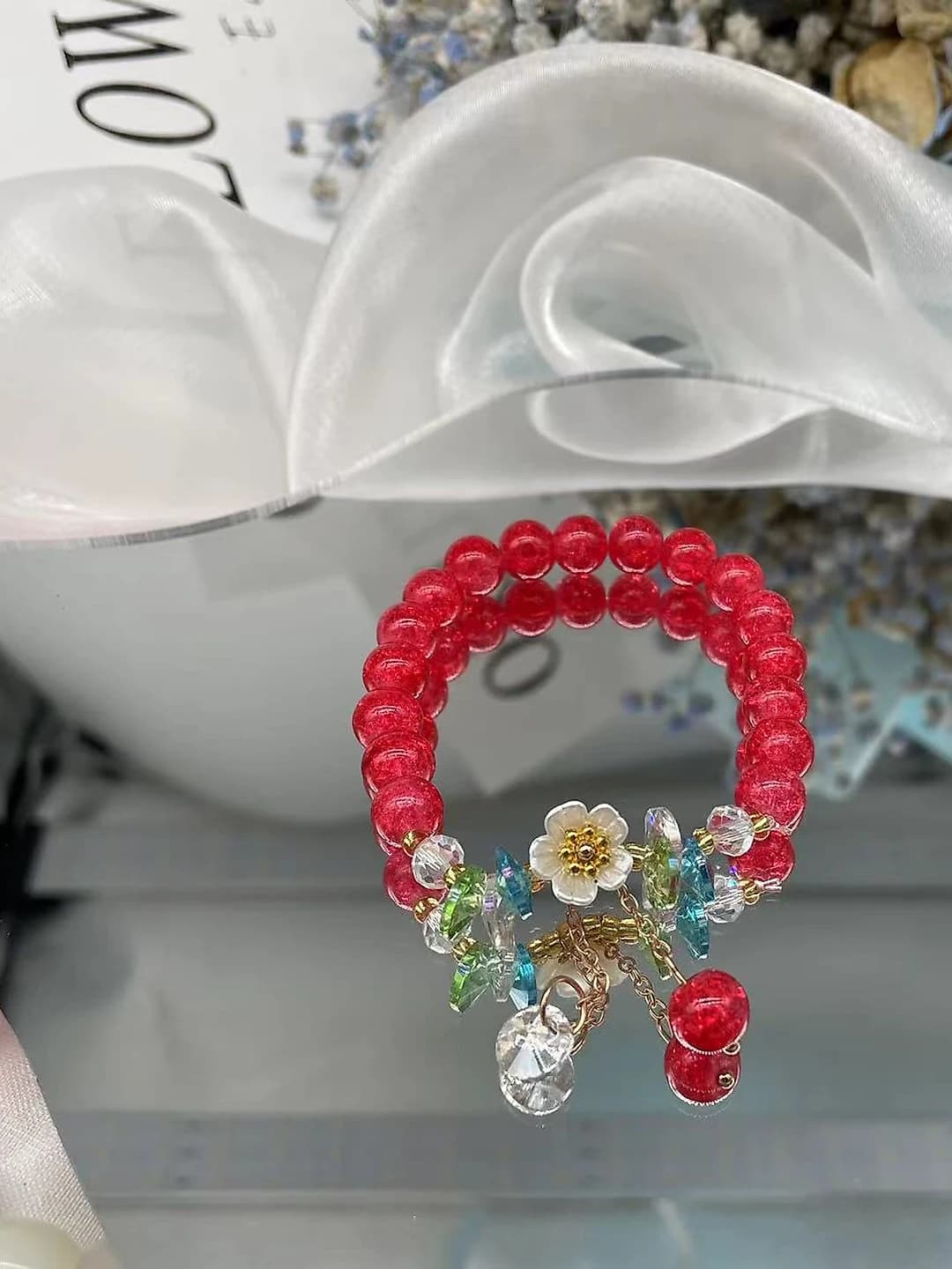 Red floral