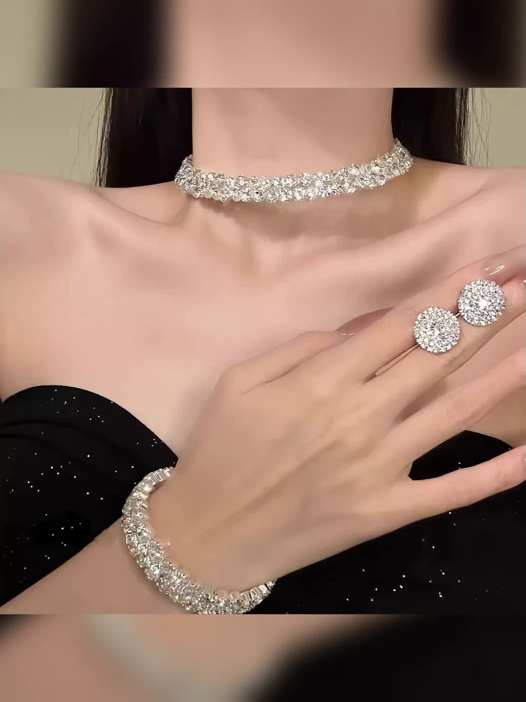 11# Серебряный, полностью бриллианты