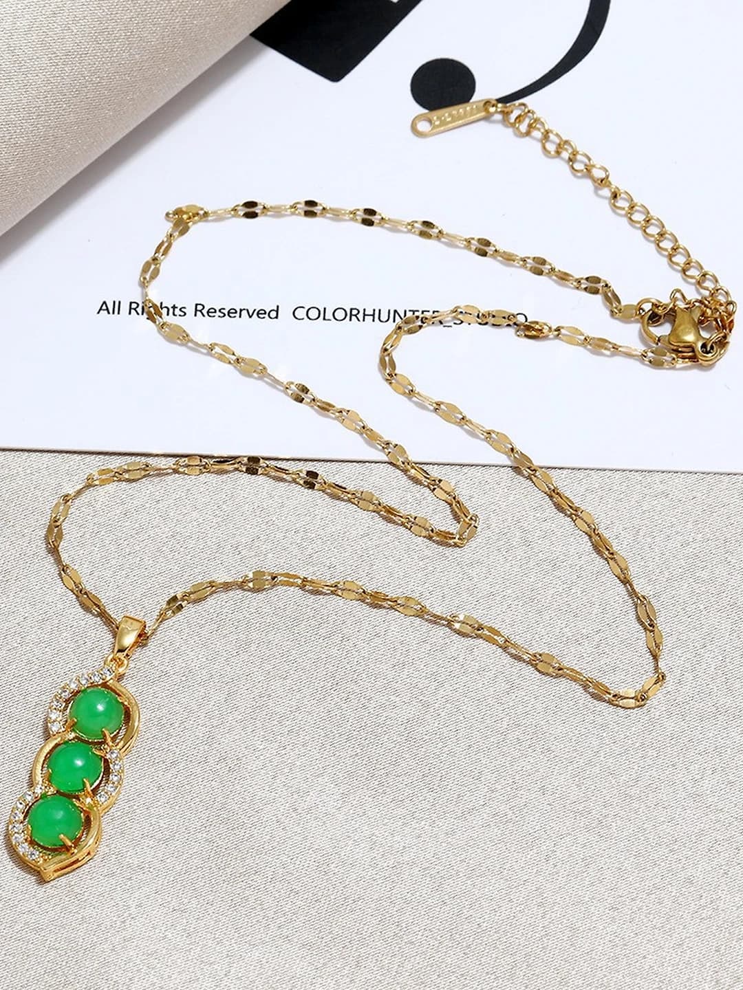 8926-Gold green