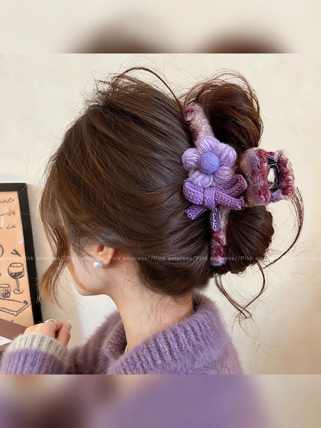 [102] Purple flowers, 13 cm